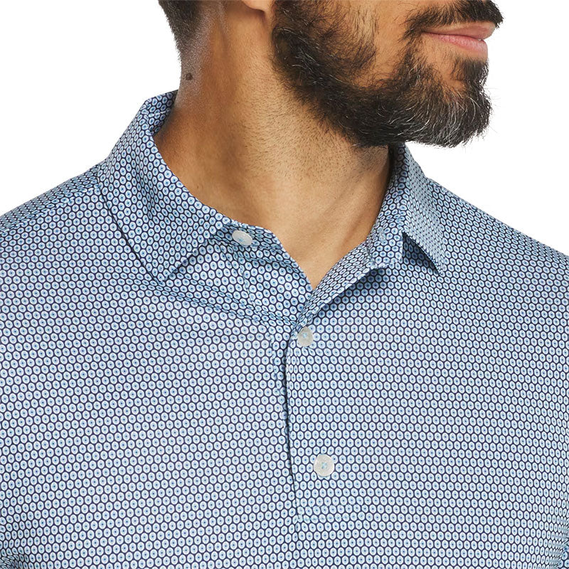 FOOTJOY Stellar Lisle Men's Polo (Navy) - Image 3