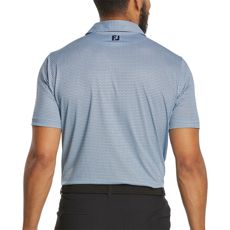 FOOTJOY Stellar Lisle Men's Polo (Navy) - Image 4