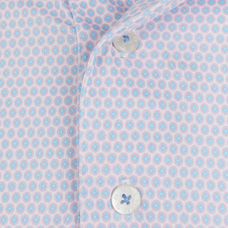 FOOTJOY Stellar Lisle Men's Polo (Pink) - Image 3