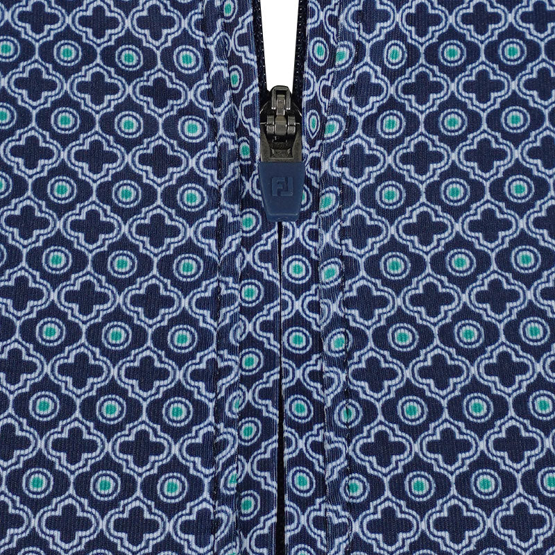 FOOTJOY Zip Printed Women's Polo (Navy) - Image 3