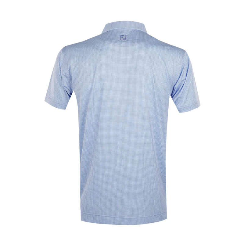 FOOTJOY Circle Foulard Lisle Men's Polo (Periwinkle) - Image 2