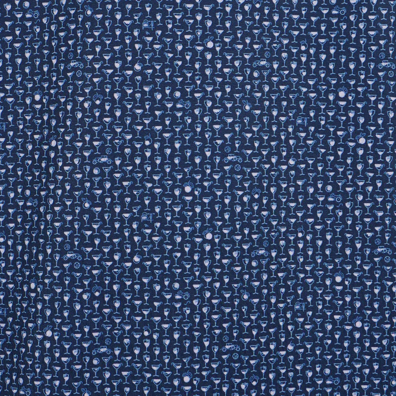 PETER MILLAR Sidecar Men's Performance Jersey Polo (Navy) - Image 4