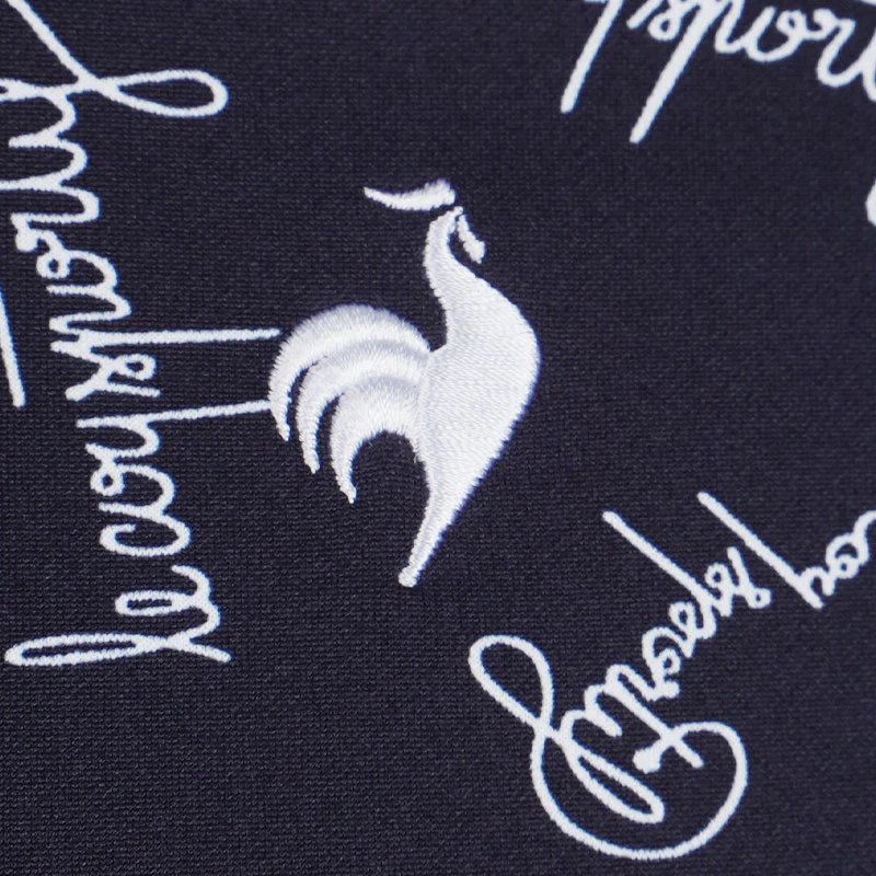LE COQ SPORTIF GOLF Seasonal Print Men's Polo (Navy) - Image 4