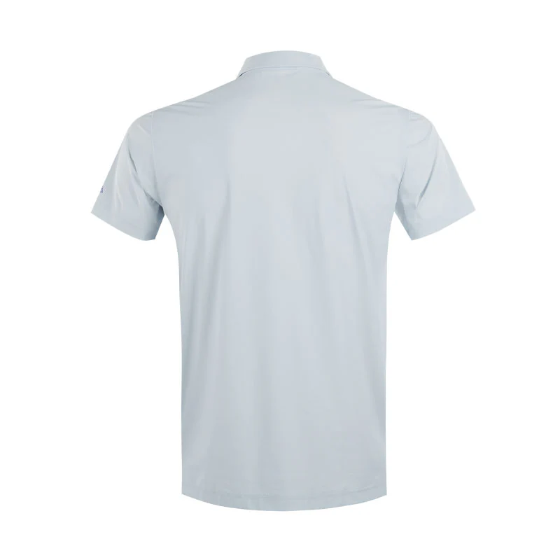 LE COQ SPORTIF GOLF Nylon Stretch Men's Polo (Grey) - Image 2