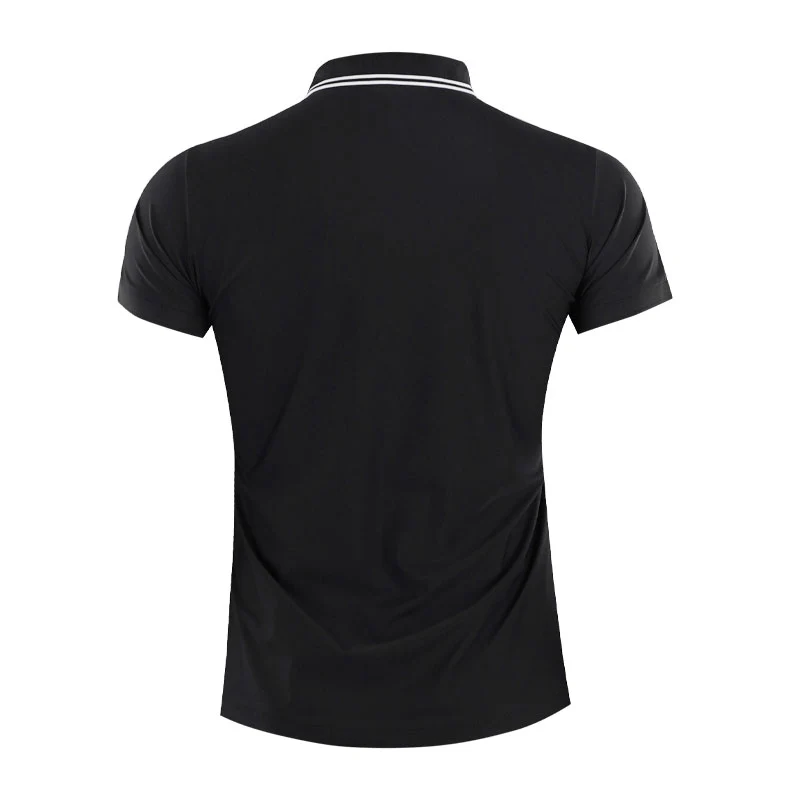 LE COQ SPORTIF GOLF Stretch Asymmetrical Women's Polo (Black) - Image 2