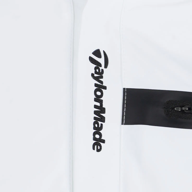 TAYLORMADE Edgy Block Men's Polo (White) - Image 3