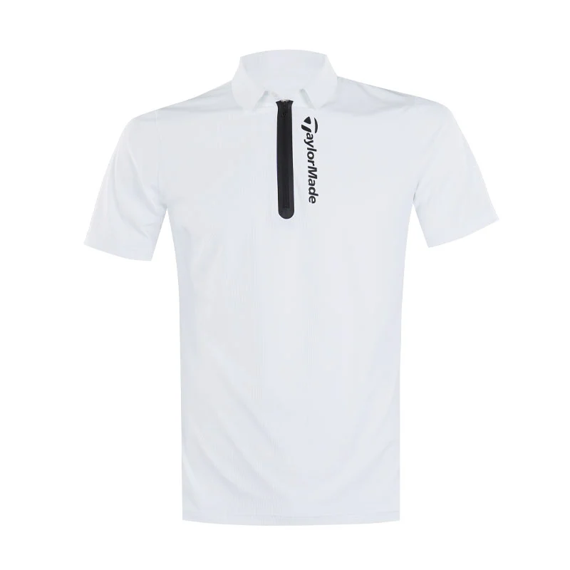 TAYLORMADE Edgy Basic Men's Polo (White)