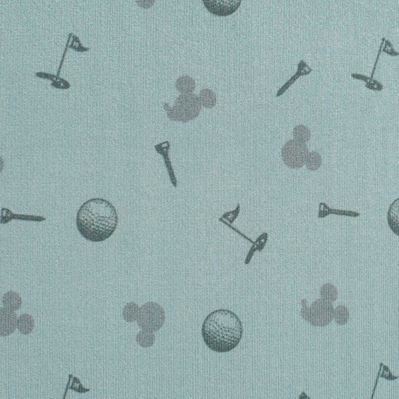 DISNEY Golf Accesories Print Men's Polo (Jadesheen Green) - Image 4