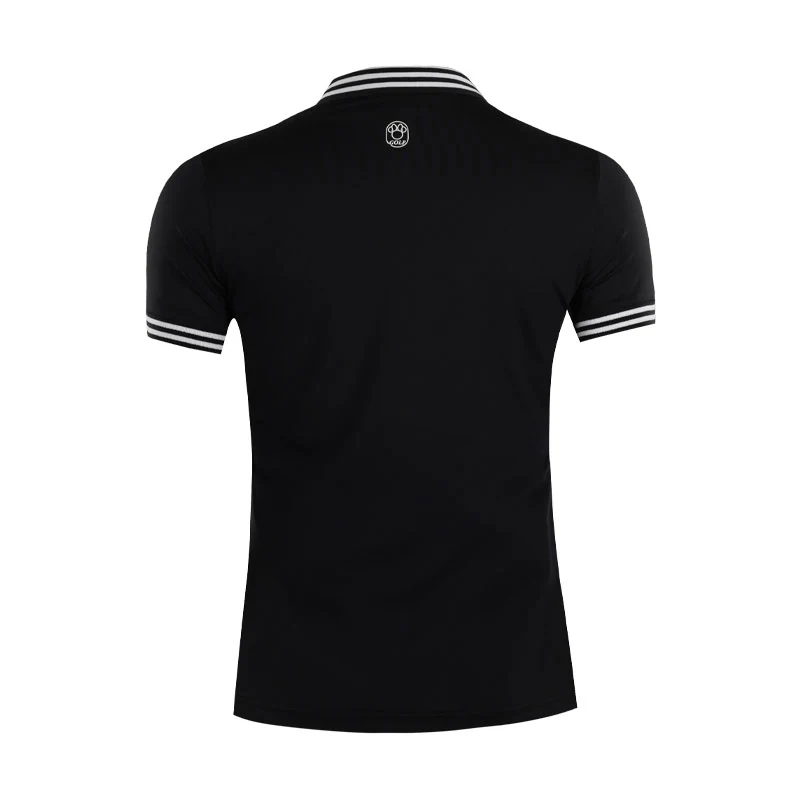DISNEY Micky Mouse Women's Stripe Rib Polo (Black) - Image 2
