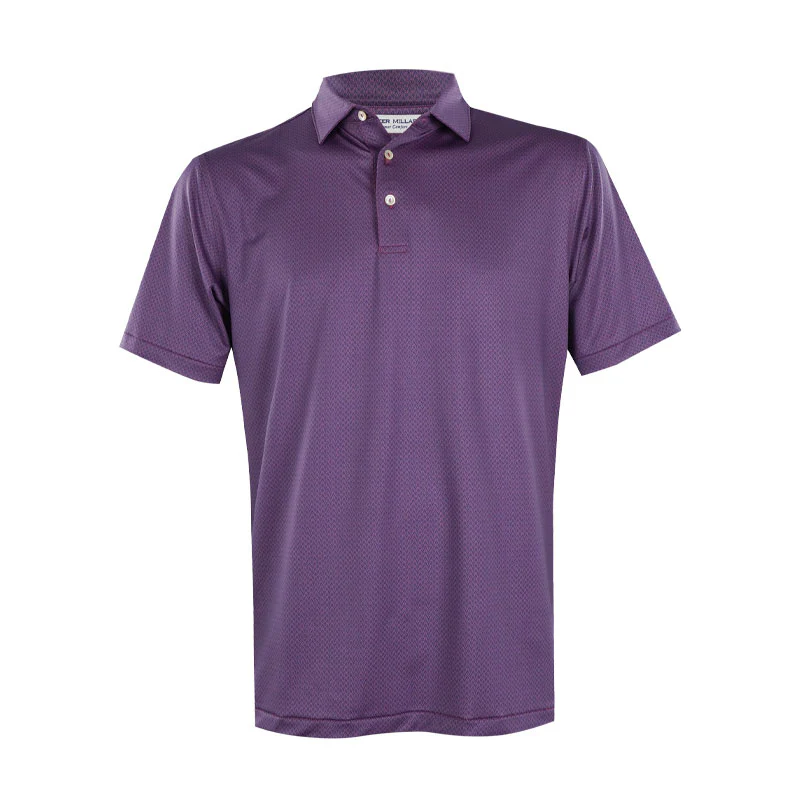 PETER MILLAR Abbott Men's Performance Jersey Polo (Rosewood)