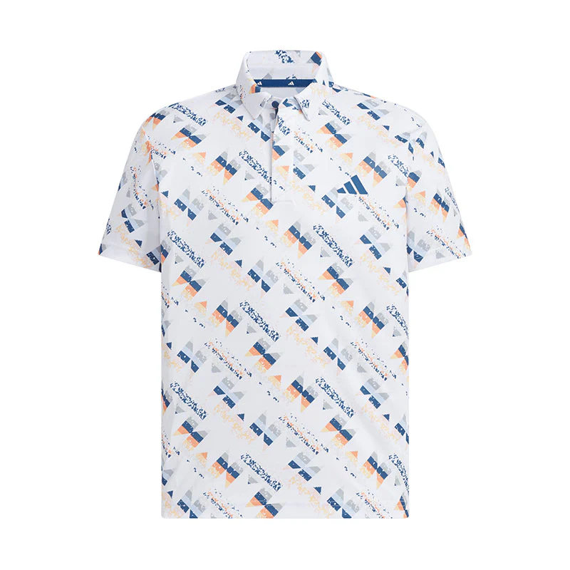ADIDAS AOP Men's Polo (White)