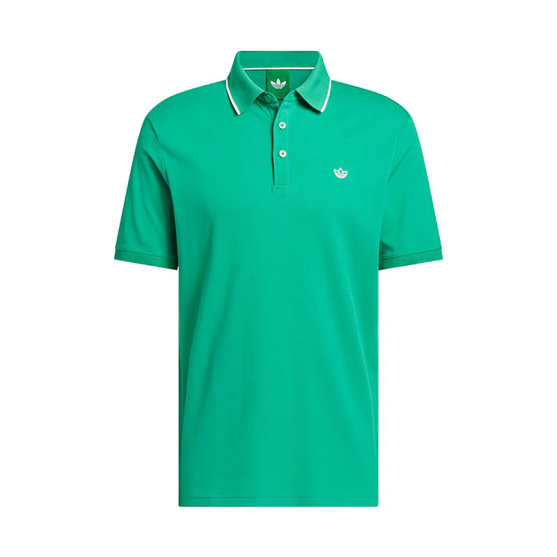 ADIDAS Originals Twistknit Trefoil Men's Polo (Green)
