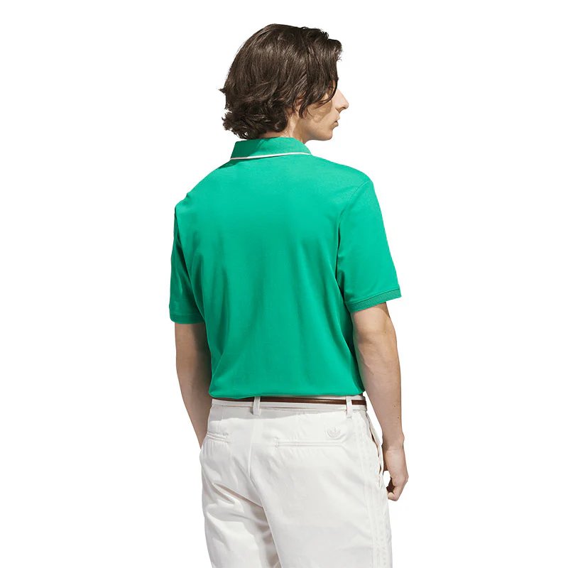 ADIDAS Originals Twistknit Trefoil Men's Polo (Green) - Image 2