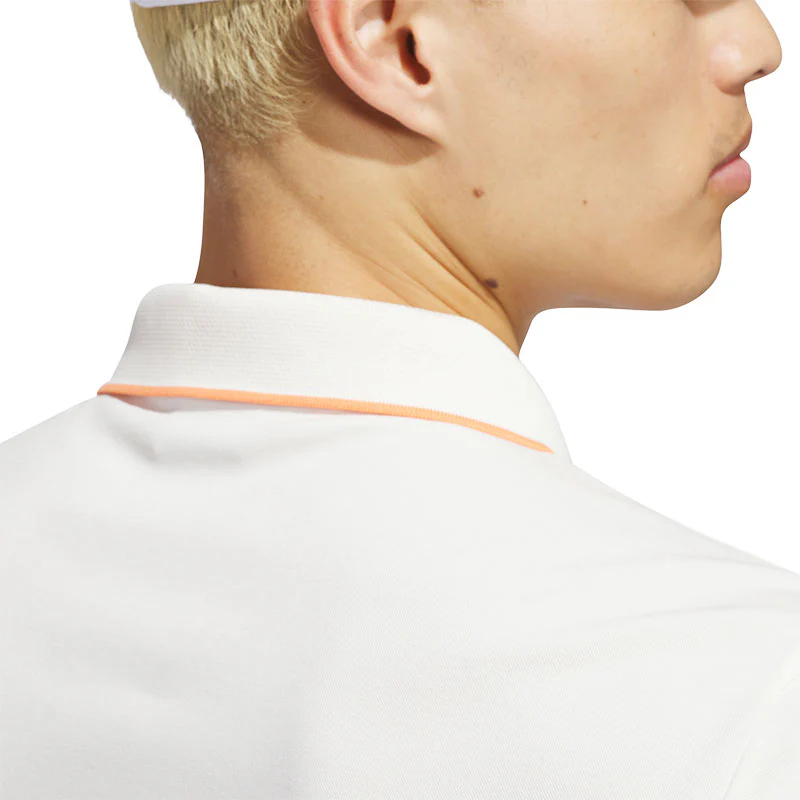 ADIDAS Originals Twistknit Trefoil Men's Polo (White) - Image 4