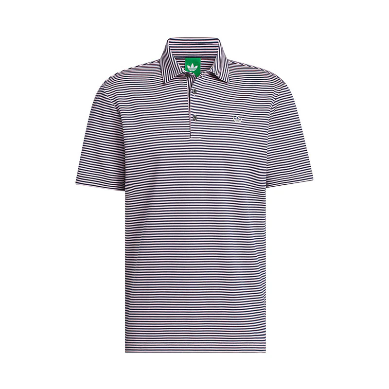 ADIDAS Originals Stripe Men's Pique Polo (Pink)