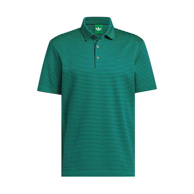 ADIDAS Originals Stripe Men's Pique Polo (Green)