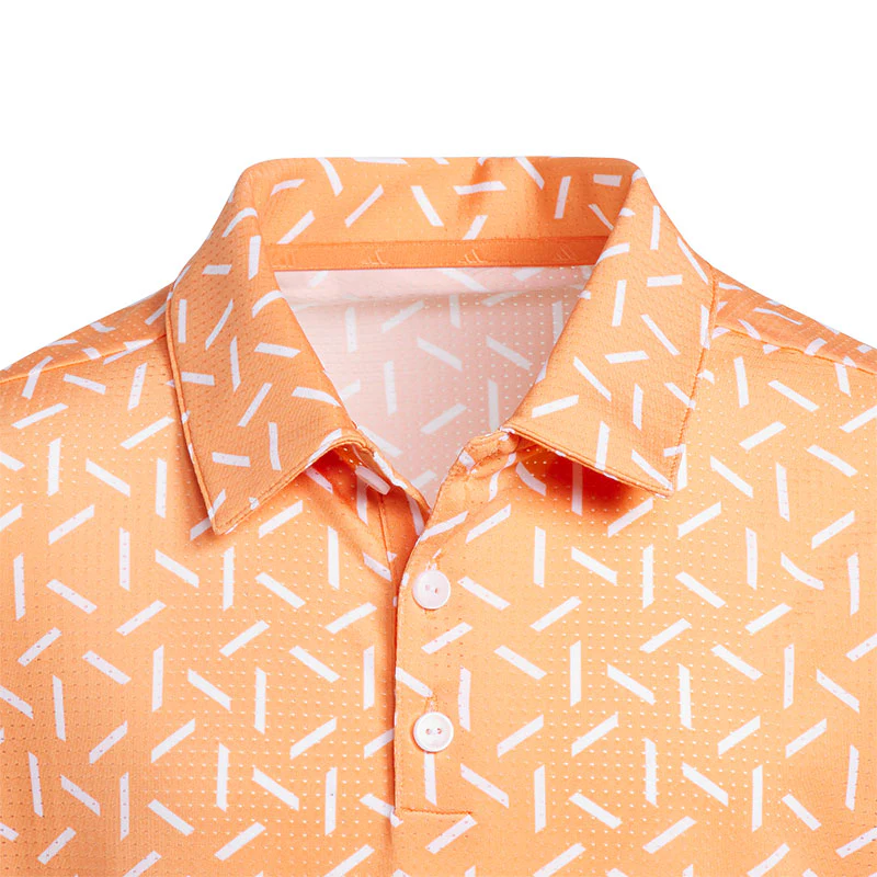 ADIDAS Sport Boy's Polo (Orange) - Image 3