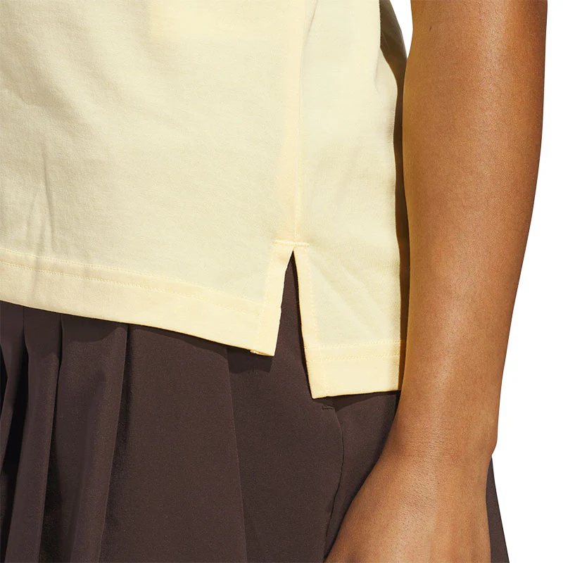 ADIDAS Originals Solid Women's Polo (Orange) - Image 4
