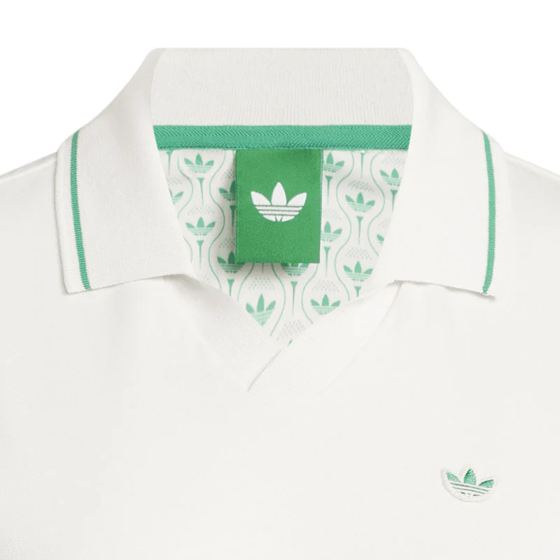 ADIDAS Originals 3-Stripe Women's Polo (White) - Image 3
