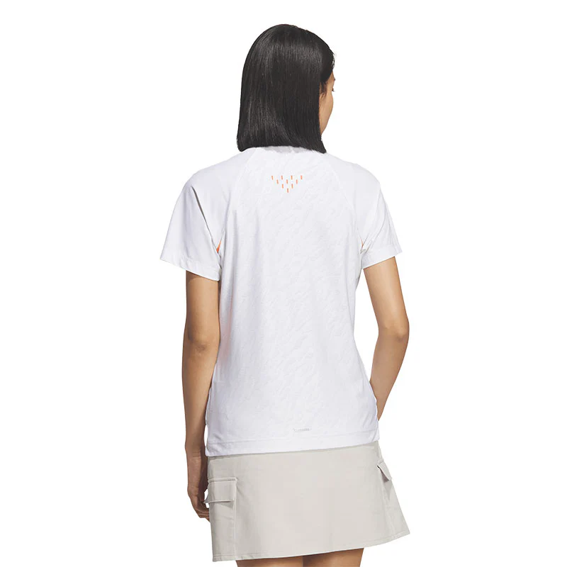 ADIDAS Ultimate365 Tour Climacool Women's Polo (White) - Image 2