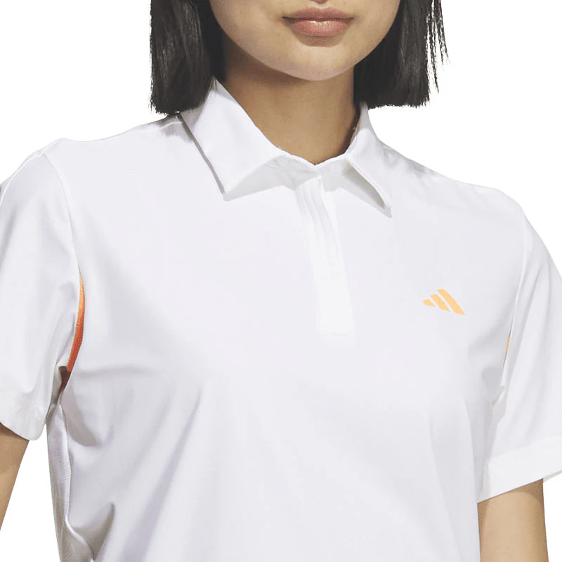ADIDAS Ultimate365 Tour Climacool Women's Polo (White) - Image 3