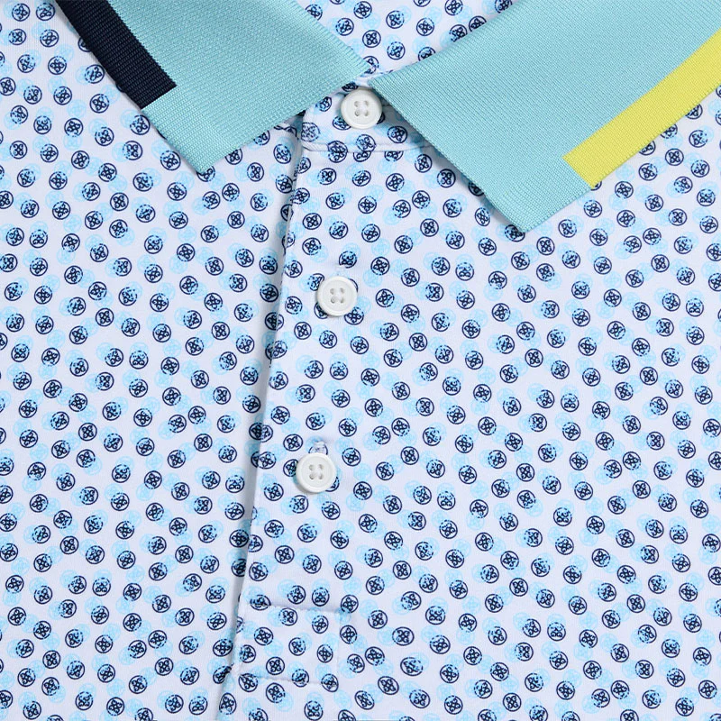 GFORE 3/G's Men's Tech Jersey Polo (Snow) - Image 3