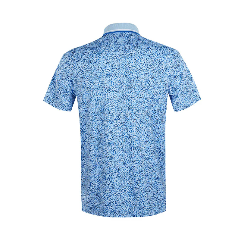 GFORE Fireworks Print Tech Jersey Men's Polo (Baja) - Image 2