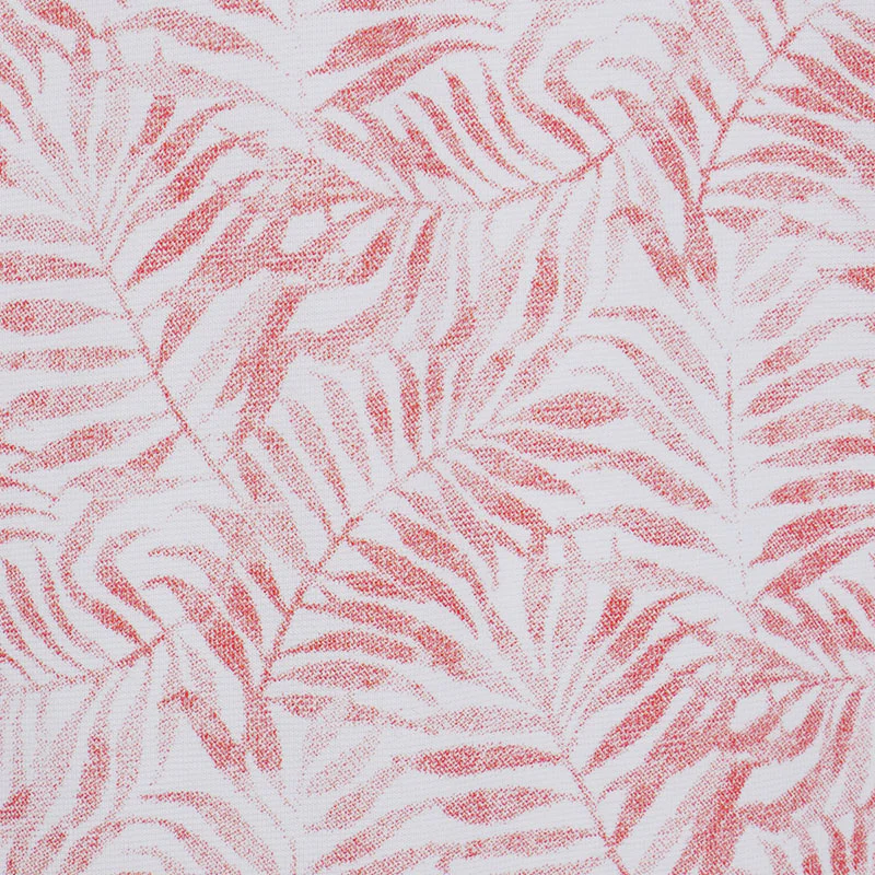 CALVIN KLEIN Palm Print Men's Polo (Peach) - Image 4