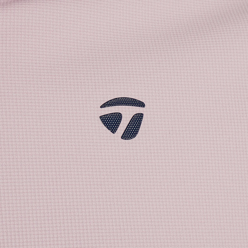TAYLORMADE Vertical Stripe Men's Polo (Pink) - Image 4