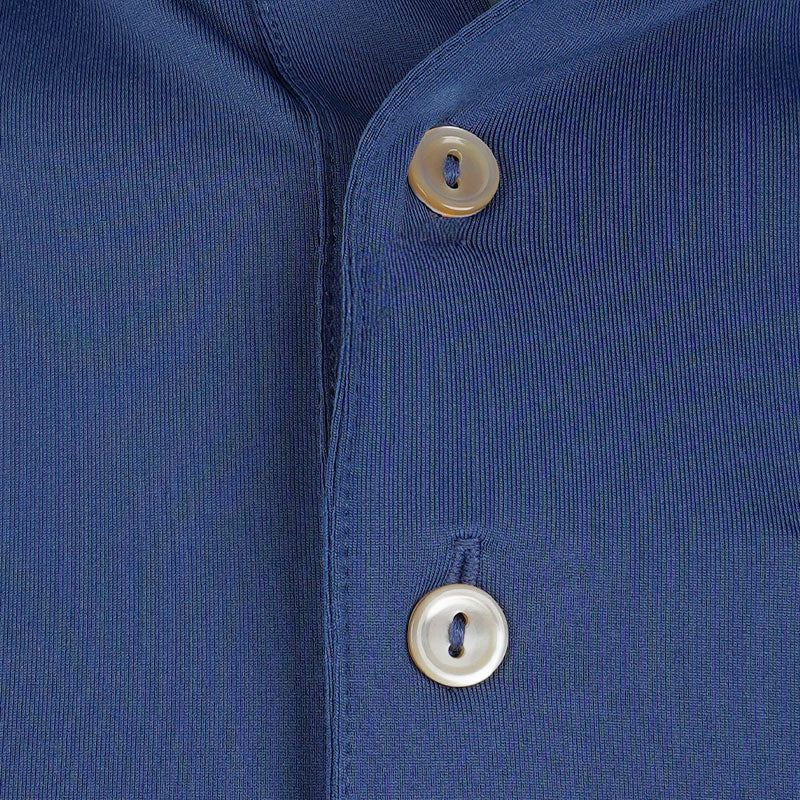 PETER MILLAR Solid Men's Performance Jersey Polo (Windsor Blue) - Image 3