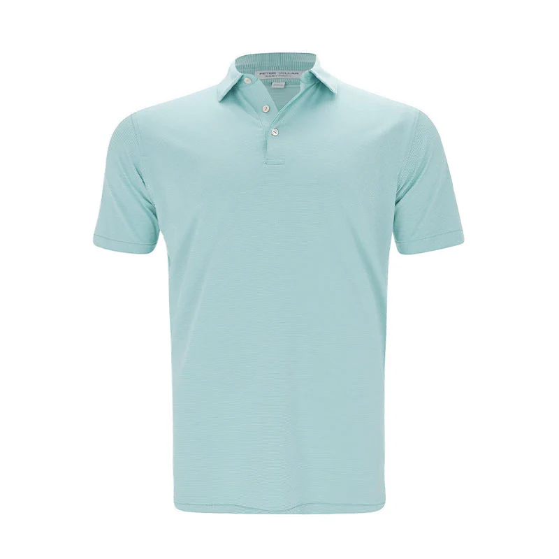 PETER MILLAR Jubilee Men's Performance Jersey Polo (Snow Pea)