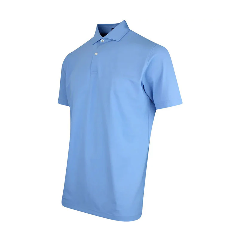 PETER MILLAR Soul Performance Mesh Men's Polo (Iris Mist) - Image 3