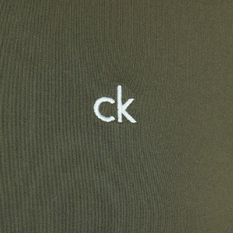 CALVIN KLEIN Robertson Men's Polo (Olive Green) - Image 4
