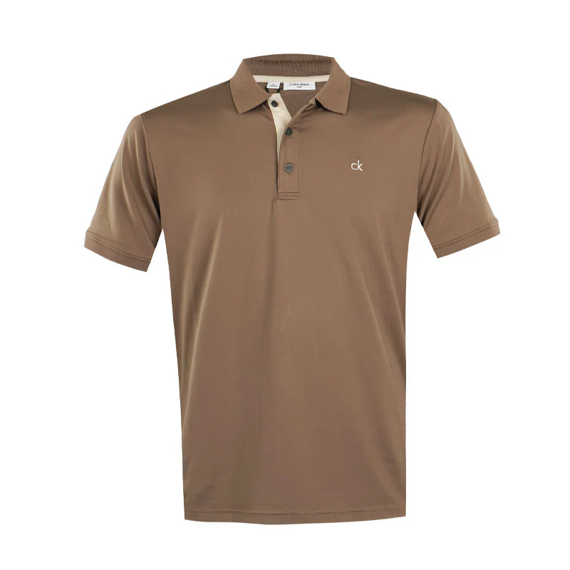 CALVIN KLEIN Robertson Men's Polo (Mink)