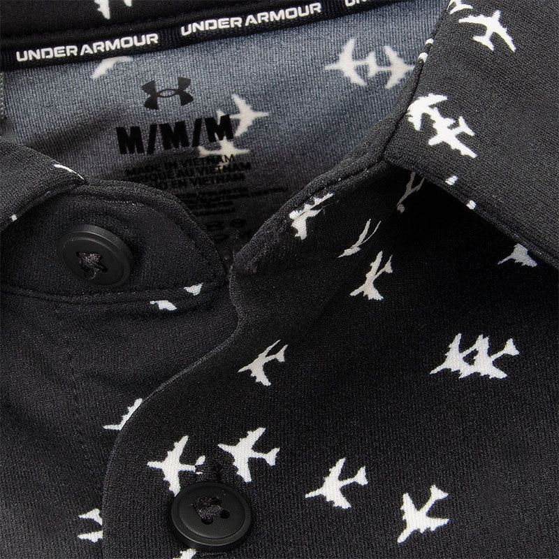 UNDER ARMOUR ArmourDry Golf Trip Men's Polo (Black) - Image 3