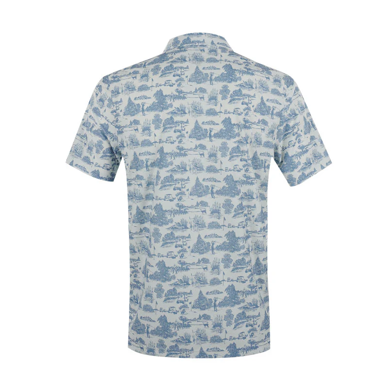NIKE Tailored Performance Dri-FIT Men's Polo (Blue) - Image 2