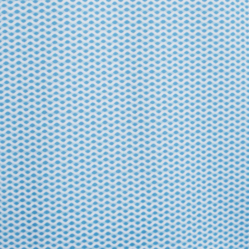 FOOTJOY Wave Print Lisle Men's Polo (Chambray) - Image 4