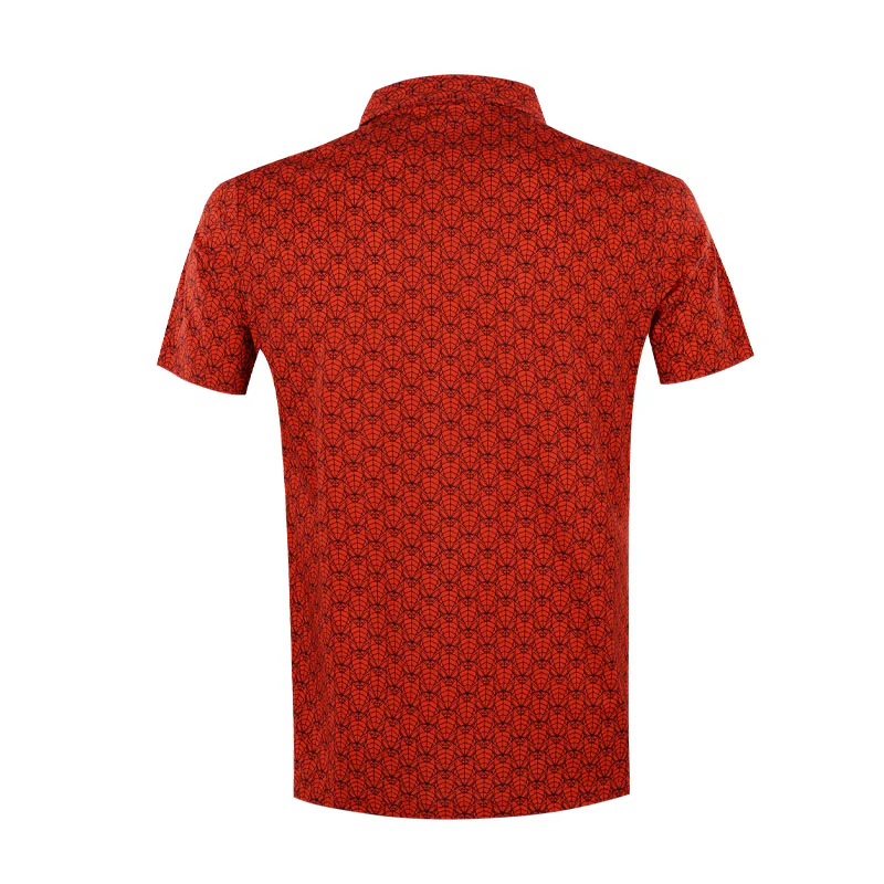 DISNEY Spider-Man Men's Polo (Red) - Image 2
