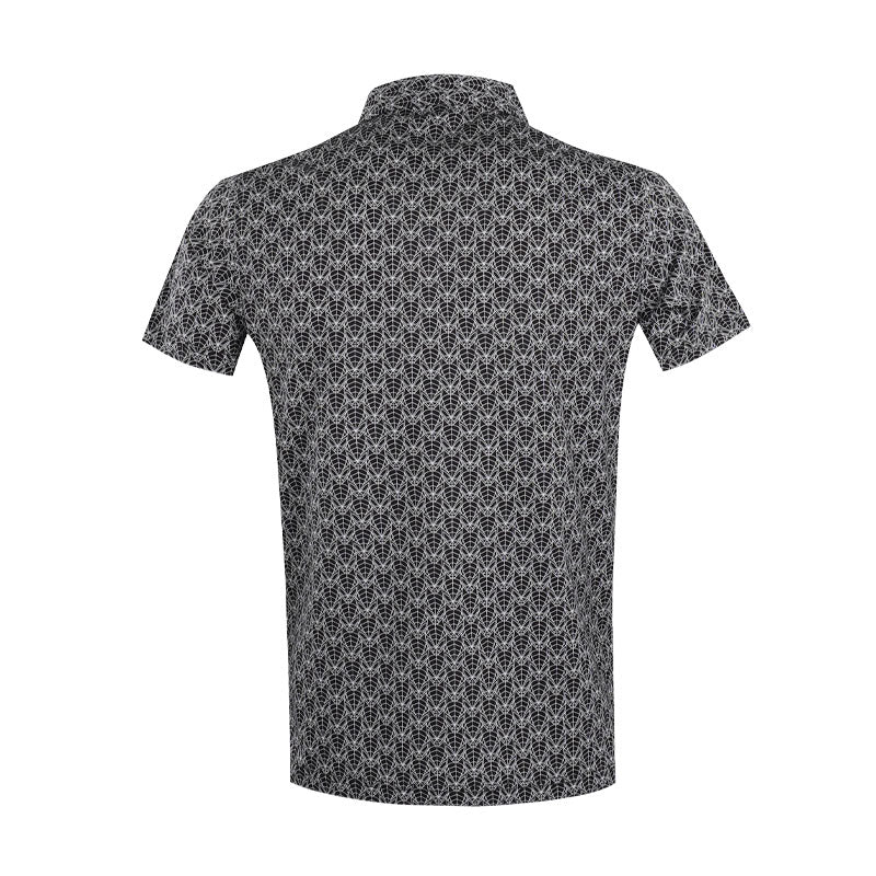 DISNEY Spider-Man Full Print Men's Polo (Black) - Image 2