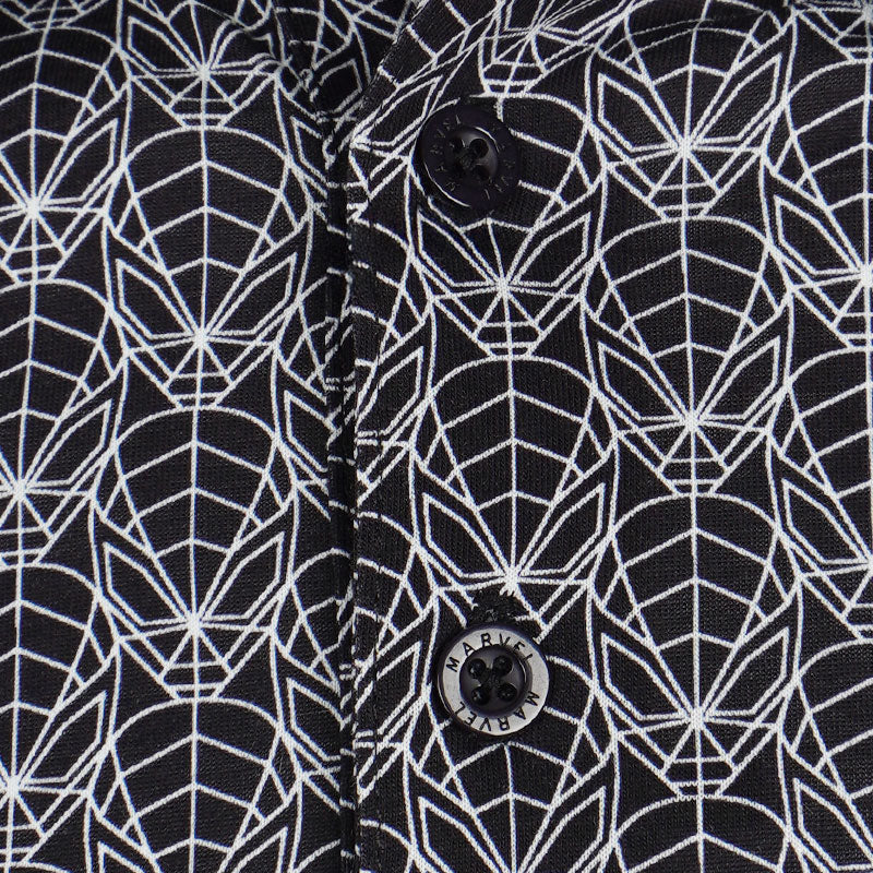DISNEY Spider-Man Full Print Men's Polo (Black) - Image 3