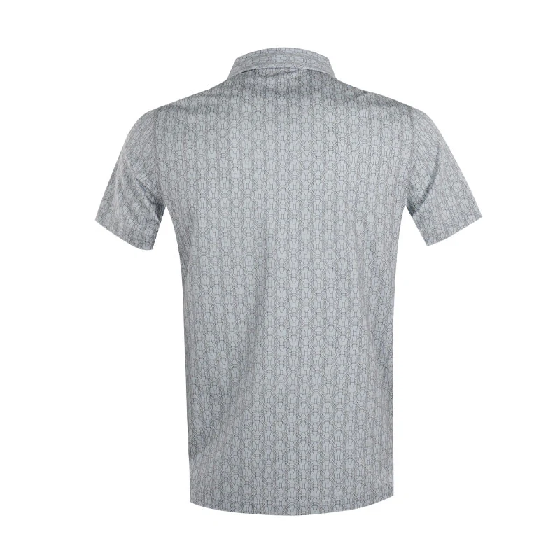 DISNEY Iron Man Full Print Men's Polo (Grey) - Image 2