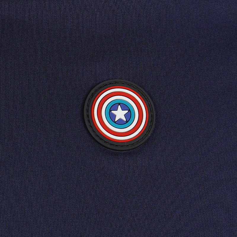 DISNEY Captain America Mesh Men's Polo (Dark Navy) - Image 4