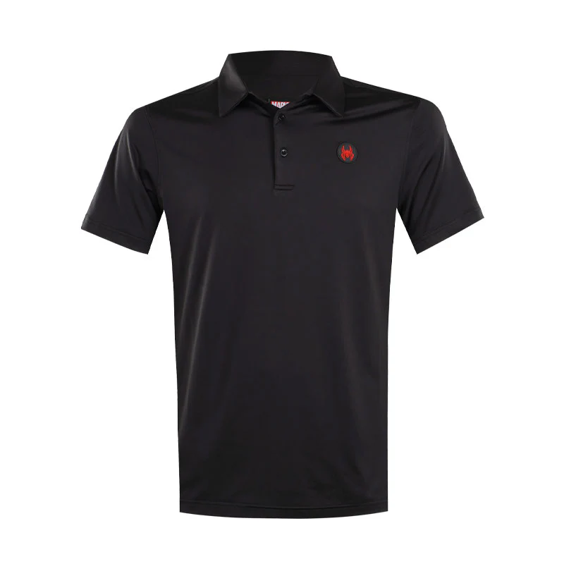 DISNEY Spider-Man Mesh Men's Polo (Black)