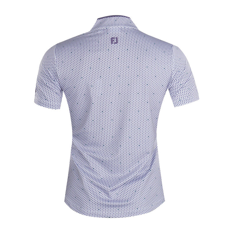 FOOTJOY Zip Front Women's Polo (White) - Image 2
