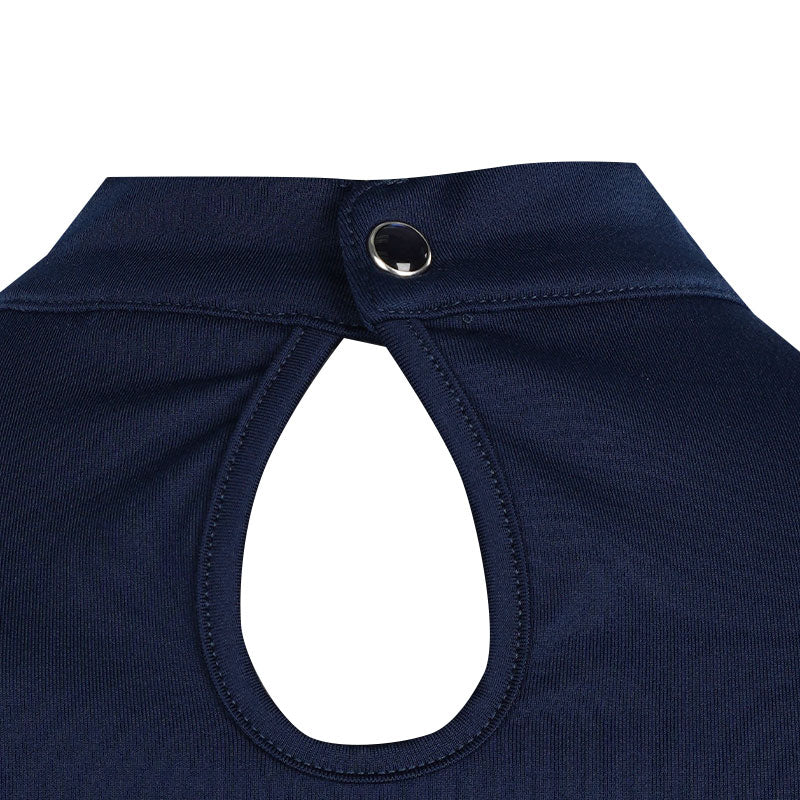 FOOTJOY Keyhole Women's Mock Neck Tank Top (Navy) - Image 4