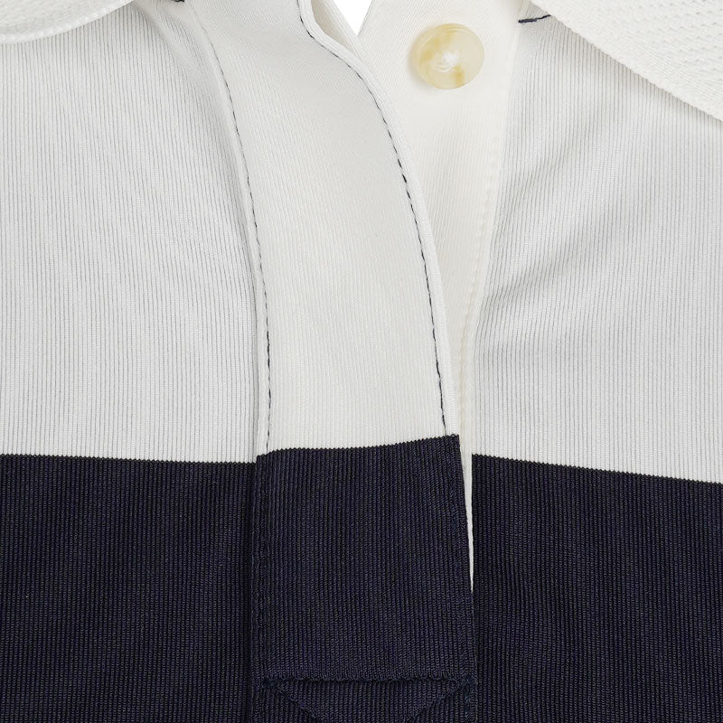 PUMA CLOUDSOUN Rugby Women's Polo (White/Navy) - Image 3