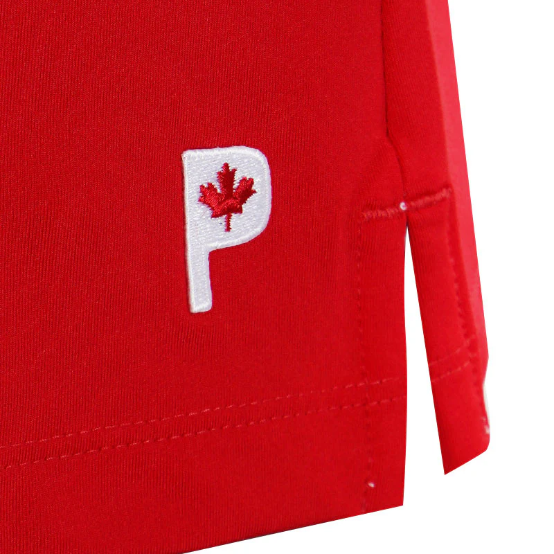 PUMA Maple Leaf Women's Polo (Red) - Image 4