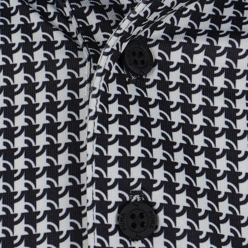 PUMA MATTR Check Jacquard BN Men's Polo (White) - Image 3