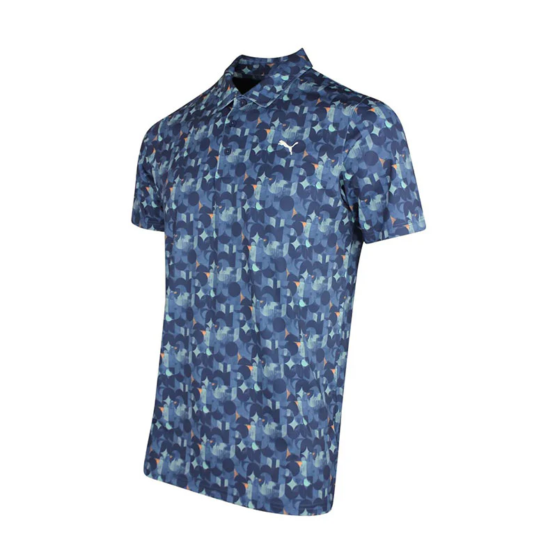 PUMA MATTR Deco Men's Polo (Dark Indigo) - Image 3