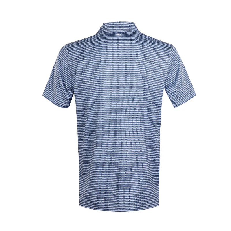 PUMA MATTR Stadium Men's Polo (White/Navy) - Image 2